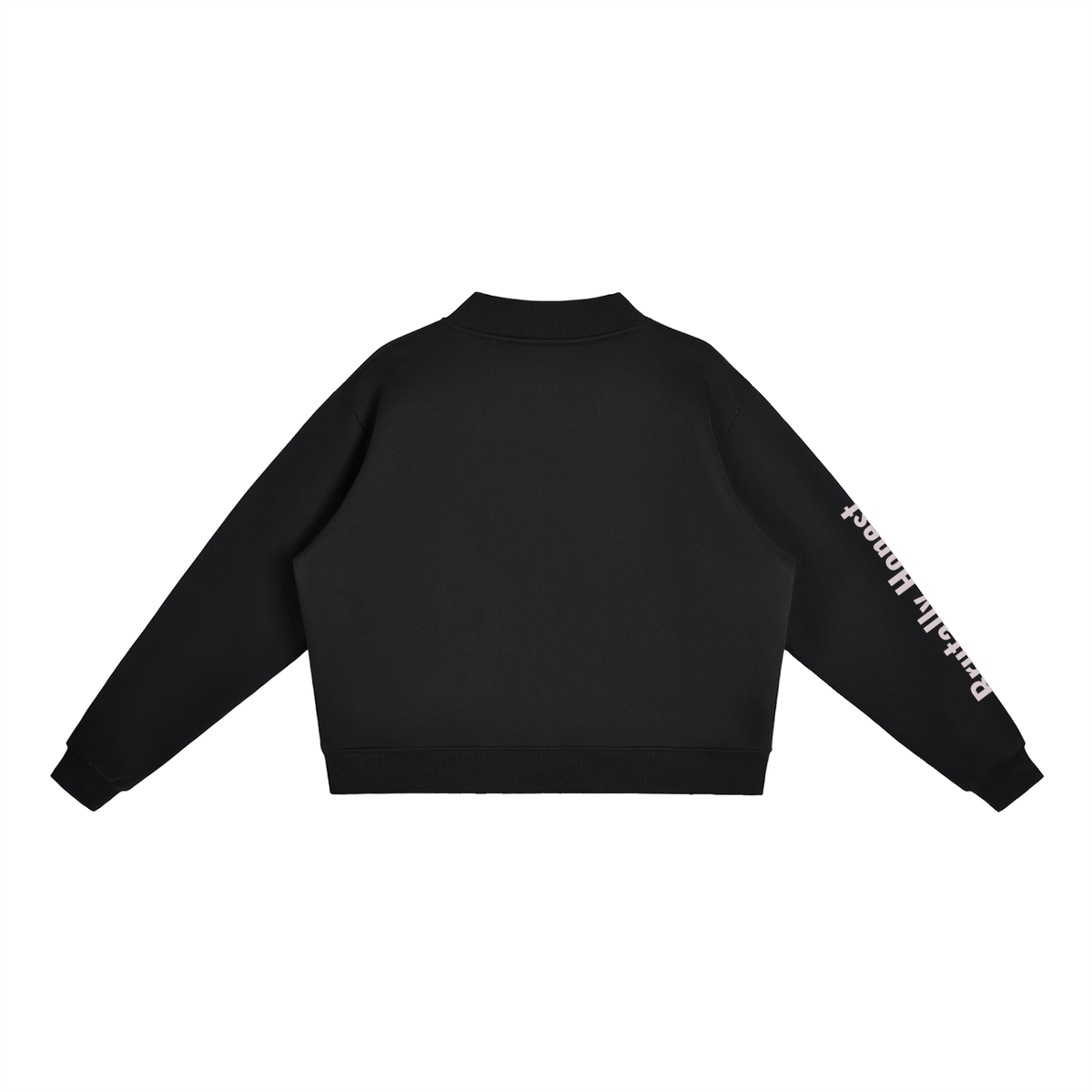 Essential Fleece Mock-Neck Crew Sweatshirt